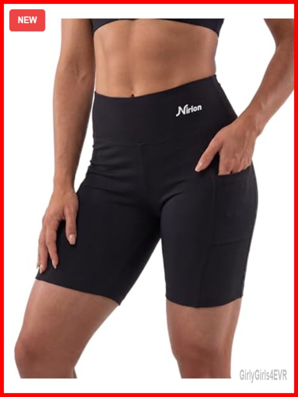 Womens Cotton Biker Shorts with Pockets High Waist Workout Gym Athletic